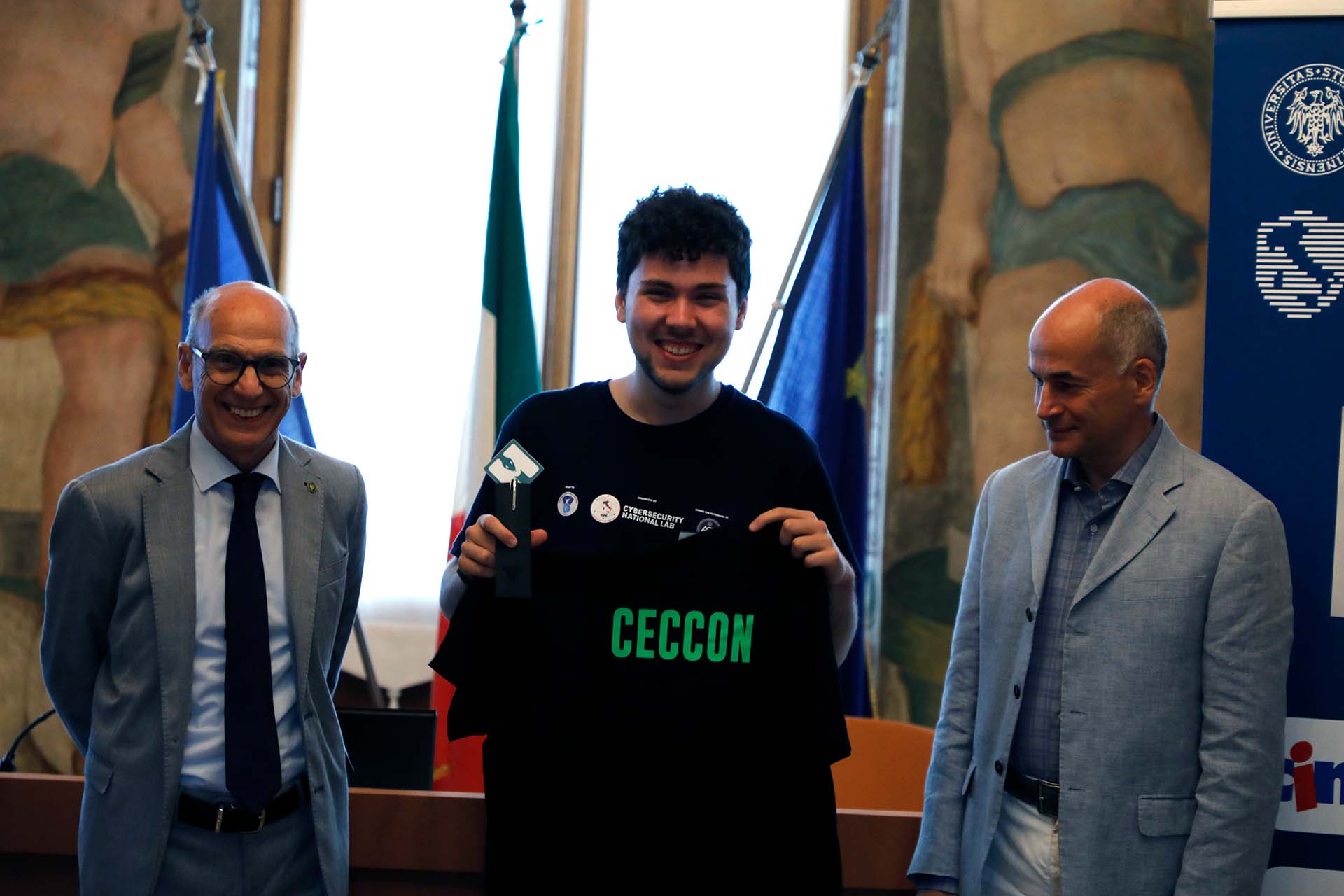 University of Udine CyberChallenge.IT award ceremony